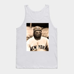 Baseball Sloth Tank Top